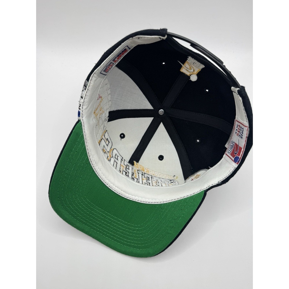 Vintage Steelers Snapback Hat Sports Specialties Grid Style NFL Pro - Picture 6 of 9